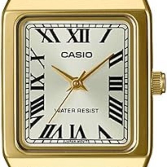 Casio LTP-V007G-9B Gold Rectangular Roman Dial Women’s Watch main image 4